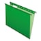 Pendaflex SureHook Hanging Folders, Letter Size, 1/5-Cut Tab, Bright Green, 20PK 6152 1/5 BGR - alternate 1